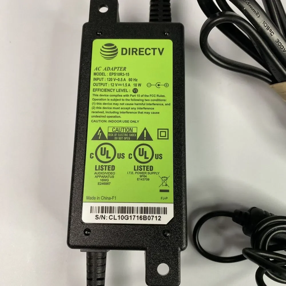 Genuine DirecTV AC Adapter Power Supply 12V‎ 1.3A for Receivers Model EPS10R3-16 - Picture 2 of 4